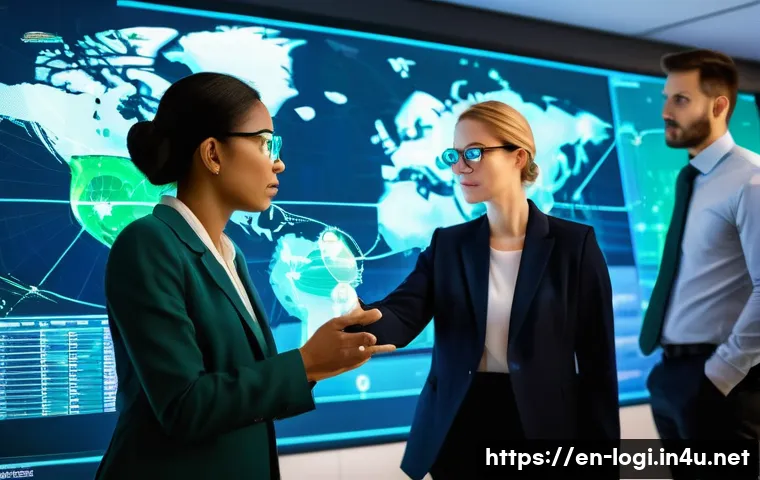 물류정보관리사와 국제물류 자격증 비교 - **Image Prompt for APICS CSCP Certification:**
    "A diverse group of five confident professionals ...