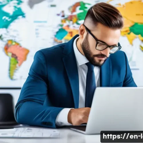 물류정보관리사 자격증과 배송 최적화 전략 - A professional logistics expert confidently reviewing complex supply chain diagrams and digital cert...